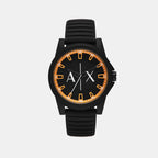 Armani Exchange Round Black Analog watch