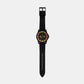 Men Quartz Black Dial Analog Silicone Watch AX2536