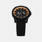 Men Quartz Black Dial Analog Silicone Watch AX2536