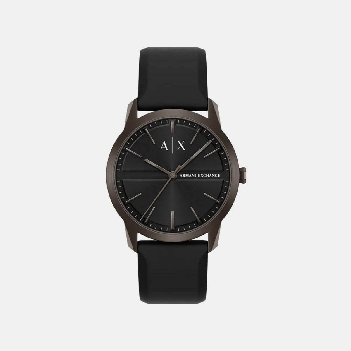 Lexon Men Quartz Black Dial Analog Silicone Watch AX2652