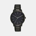Cayde Men Quartz Black Dial Analog Stainless Steel Watch AX2701