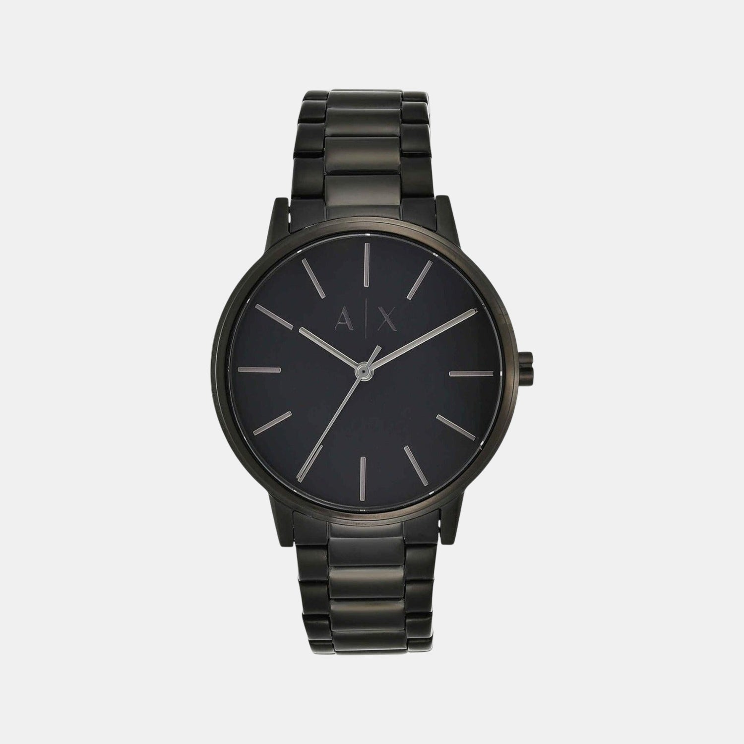 Cayde Men Quartz Black Dial Analog Stainless Steel Watch AX2701