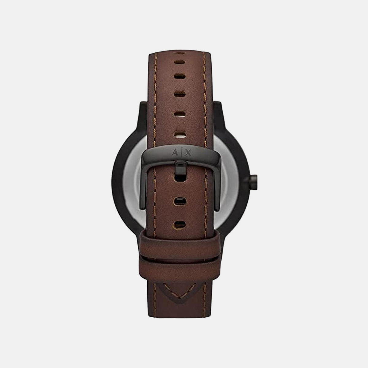 Cayde Men Quartz Black Dial Analog Leather Watch AX2706