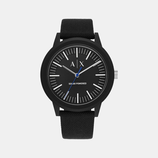 Male Analog Black Dial Watch AX2735