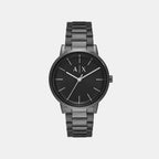 Cayde Men Quartz Black Dial Analog Stainless Steel Watch AX2761