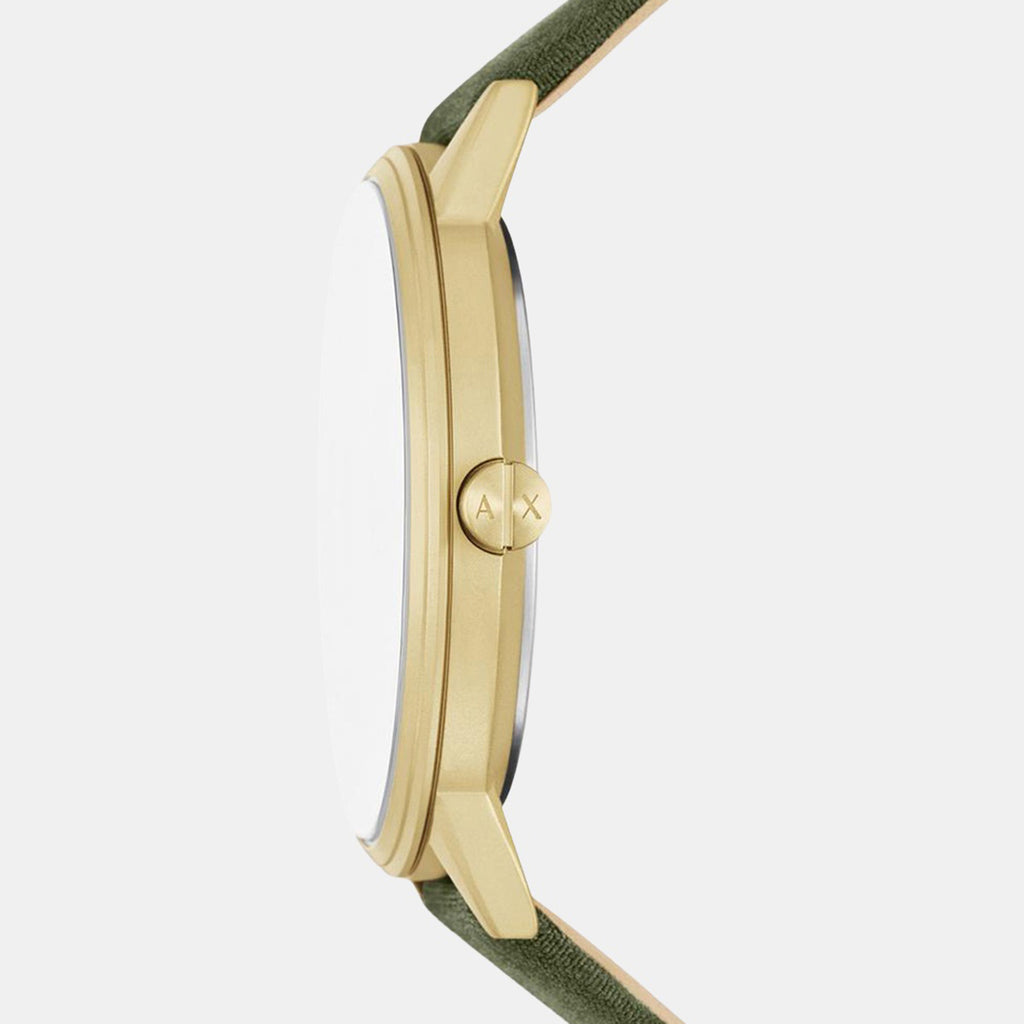 Cayde Men Quartz Green Dial Analog Fabric Watch AX2765