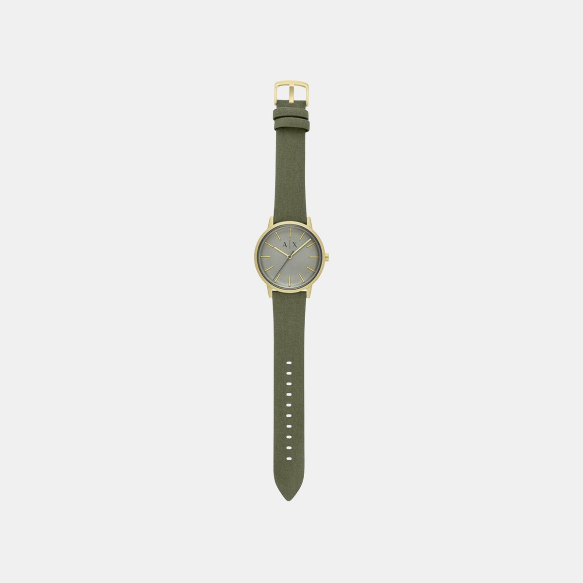 Cayde Men Quartz Green Dial Analog Fabric Watch AX2765