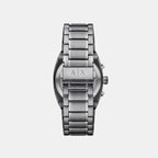 Men Quartz Black Dial Analog Stainless Steel Watch AX2823