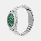 Men Quartz Green Dial Chronograph Stainless Steel Watch AX2862