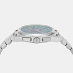 Men Quartz Green Dial Chronograph Stainless Steel Watch AX2862