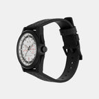 Men Quartz Grey Dial Chronograph Rubber Watch AX2865