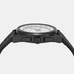 Men Quartz Grey Dial Chronograph Rubber Watch AX2865