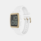 Men Quartz Grey Dial Digital Silicone Watch AX2968