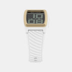 Men Quartz Grey Dial Digital Silicone Watch AX2968