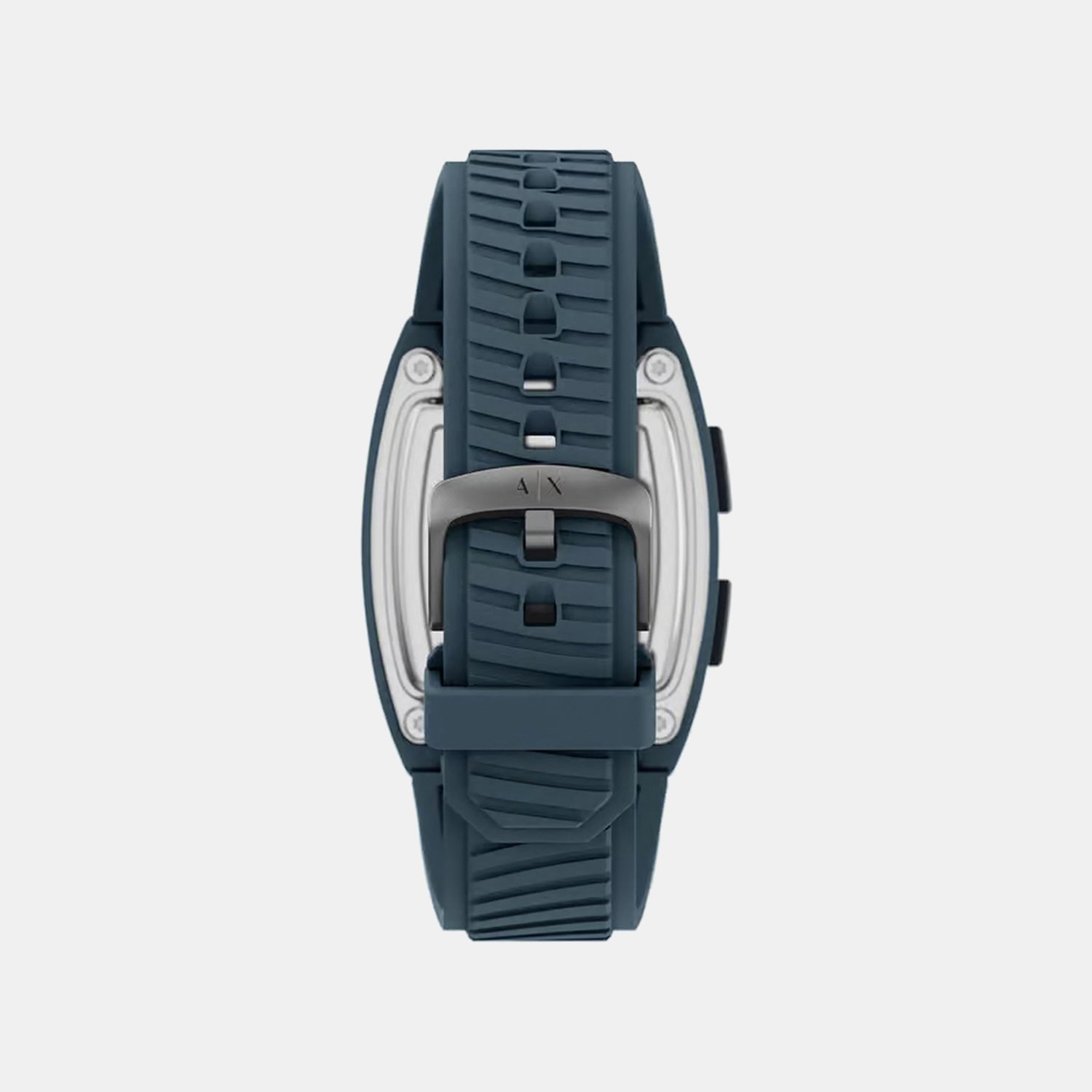 Men Quartz Grey Dial Digital Silicone Watch AX2970
