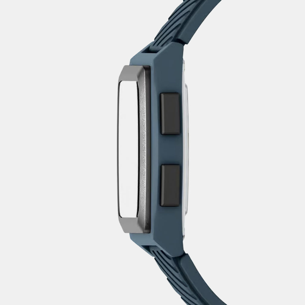 Men Quartz Grey Dial Digital Silicone Watch AX2970