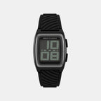 Men Quartz Black Dial Digital Silicone Watch AX2971
