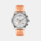 Men Quartz Grey Dial Chronograph Polyester Watch AX4164