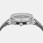 Men Quartz Grey Dial Chronograph Polyester Watch AX4167