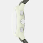 Sync Men Quartz Green Dial Chronograph Silicone Watch AX4171