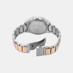 Na Men Quartz Black Dial Chronograph Stainless Steel Watch AX4181