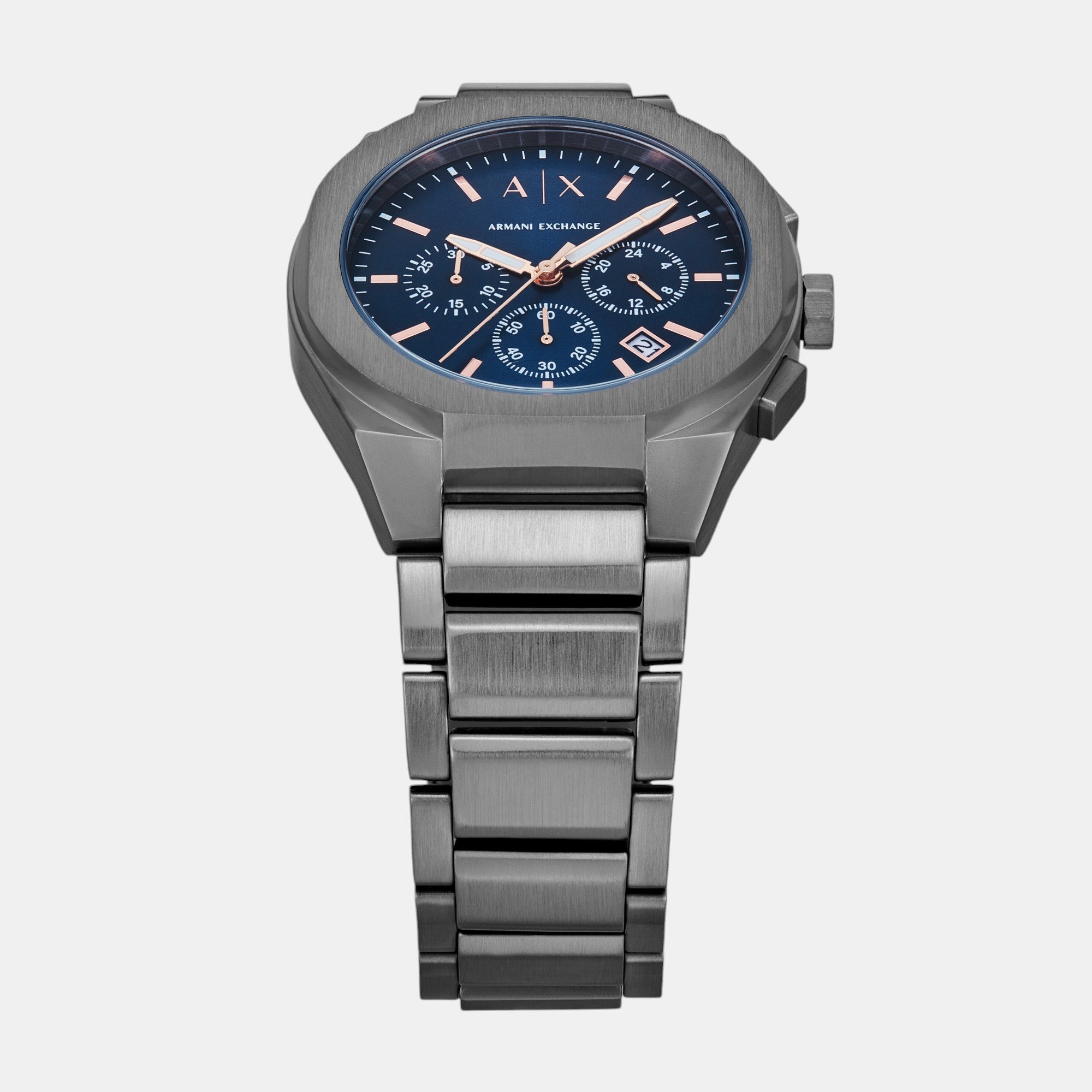 Armani Exchange Stainless Steel Round watch
