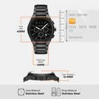 Armani Exchange 42 mm Black Quartz watch