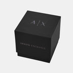 Sync Men Quartz Black Dial Chronograph Stainless Steel Watch AX4183