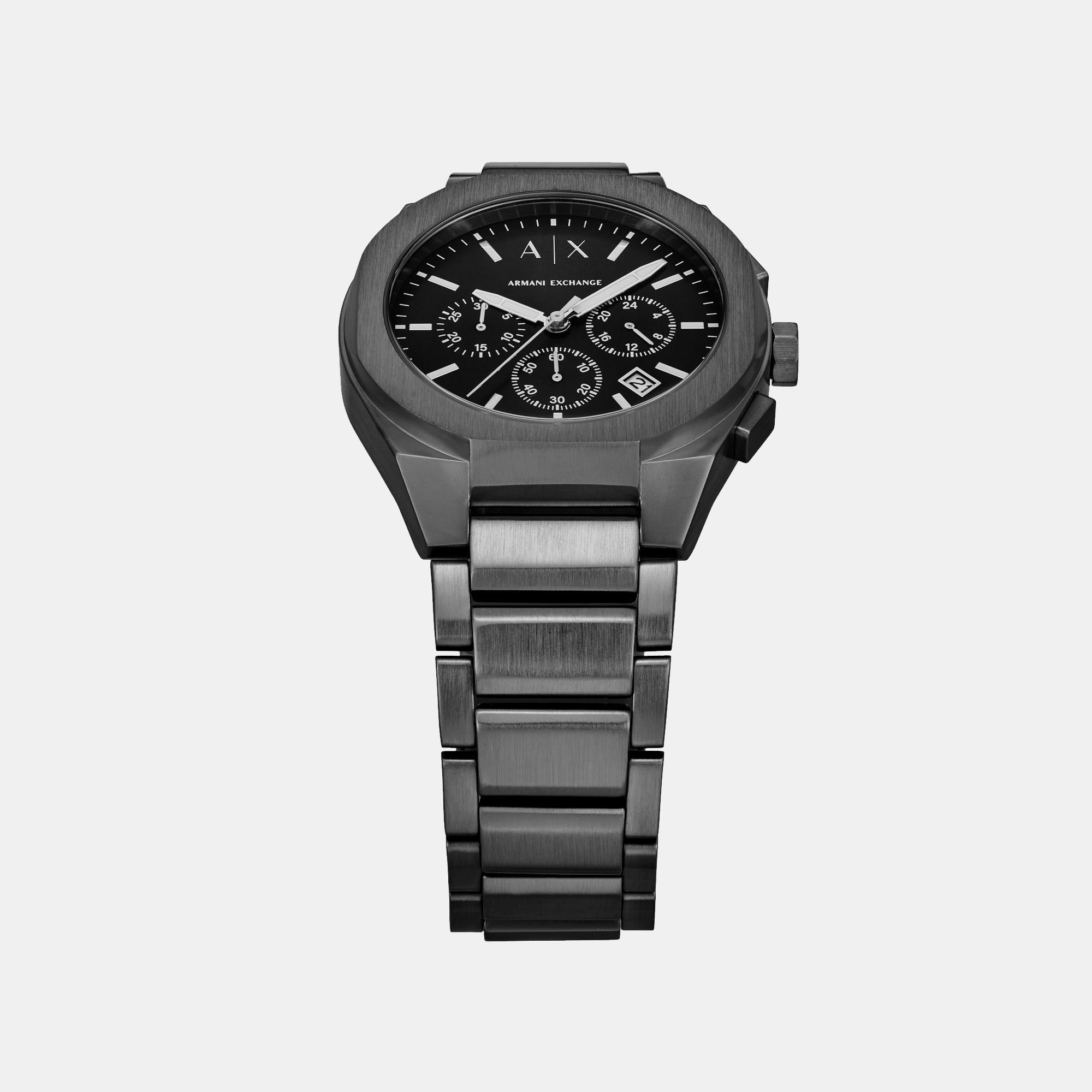 Armani Exchange Stainless Steel Round watch