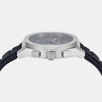 Sync Men Quartz Blue Dial Chronograph Silicone Watch AX4185