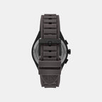 Sync Men Quartz Grey Dial Chronograph Silicone Watch AX4191