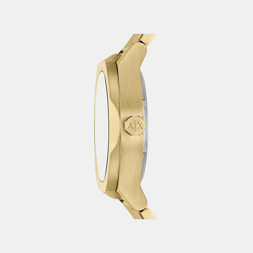 Sync Men Automatic Black Dial Chronograph Stainless Steel Watch AX4194