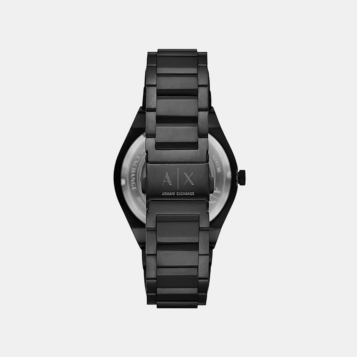 Sync Men Automatic Black Dial Chronograph Stainless Steel Watch AX4196