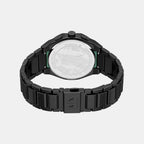 Men Quartz Black Dial Chronograph Stainless Steel Watch AX4294