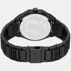 Men Quartz Black Dial Chronograph Stainless Steel Watch AX4294