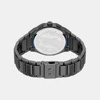 Men Quartz Black Dial Chronograph Stainless Steel Watch AX4295