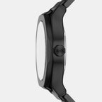 Men Automatic Black Dial Chronograph Stainless Steel Watch AX4304