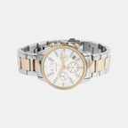 Lady Banks Women Quartz Mother Of Pearl Dial Chronograph Stainless Steel Watch AX4331