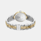 Women Quartz Silver Dial Analog Stainless Steel Watch AX4406