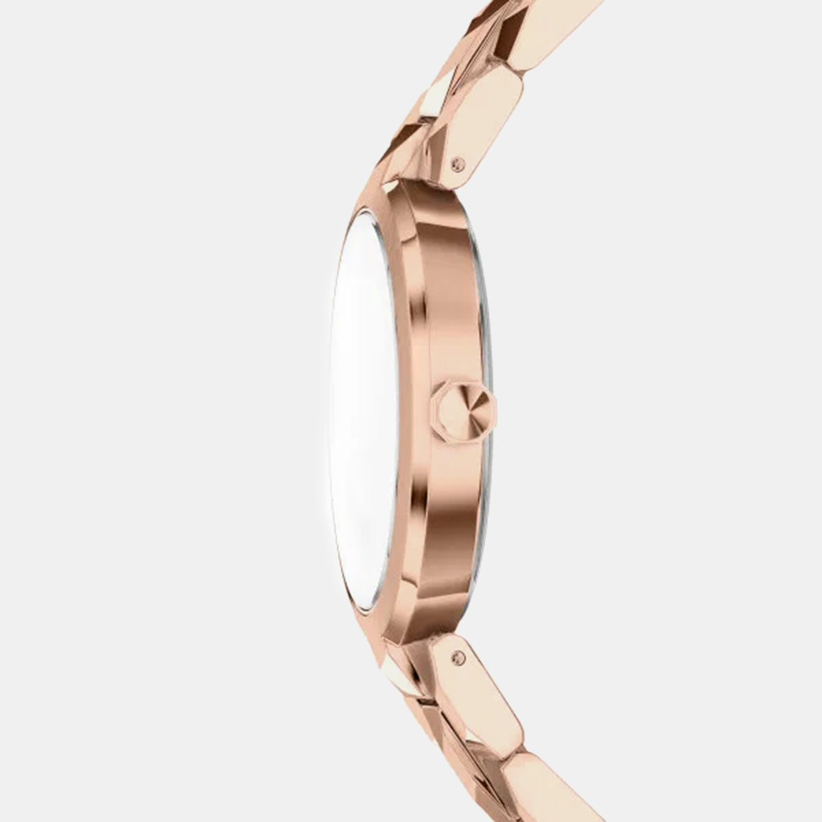Women Quartz Rose Gold Dial Analog Stainless Steel Watch AX4408