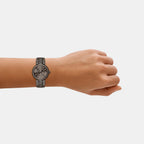 Women Quartz Brown Dial Analog Stainless Steel Watch AX4410