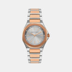 Andrea Women Quartz Silver Dial Analog Stainless Steel Watch AX4607