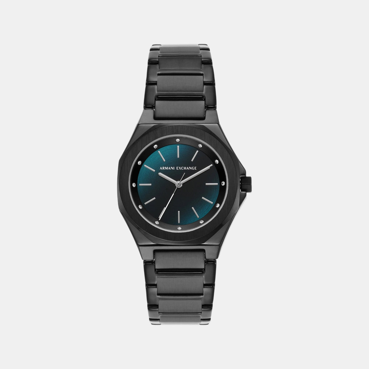 Andrea Women Quartz Blue Dial Analog Stainless Steel Watch AX4609