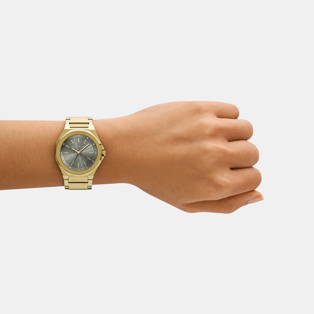 Armani Exchange 34 mm Gold Quartz watch