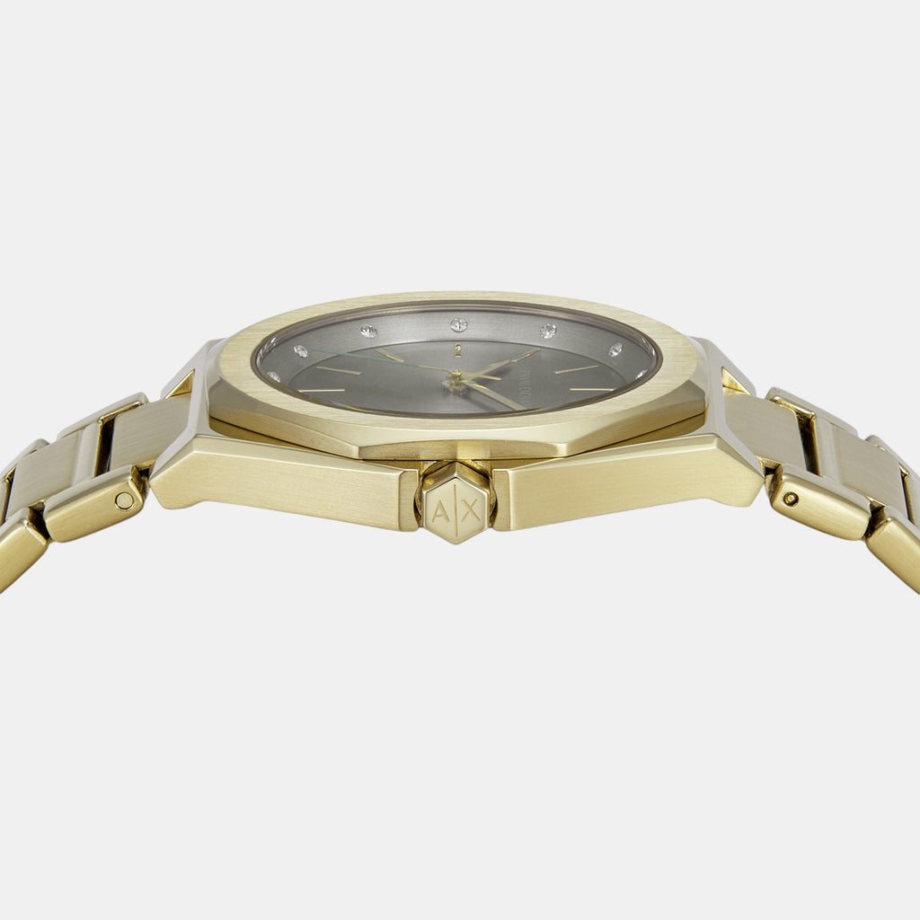 Armani Exchange Stainless Steel Hexagonal watch