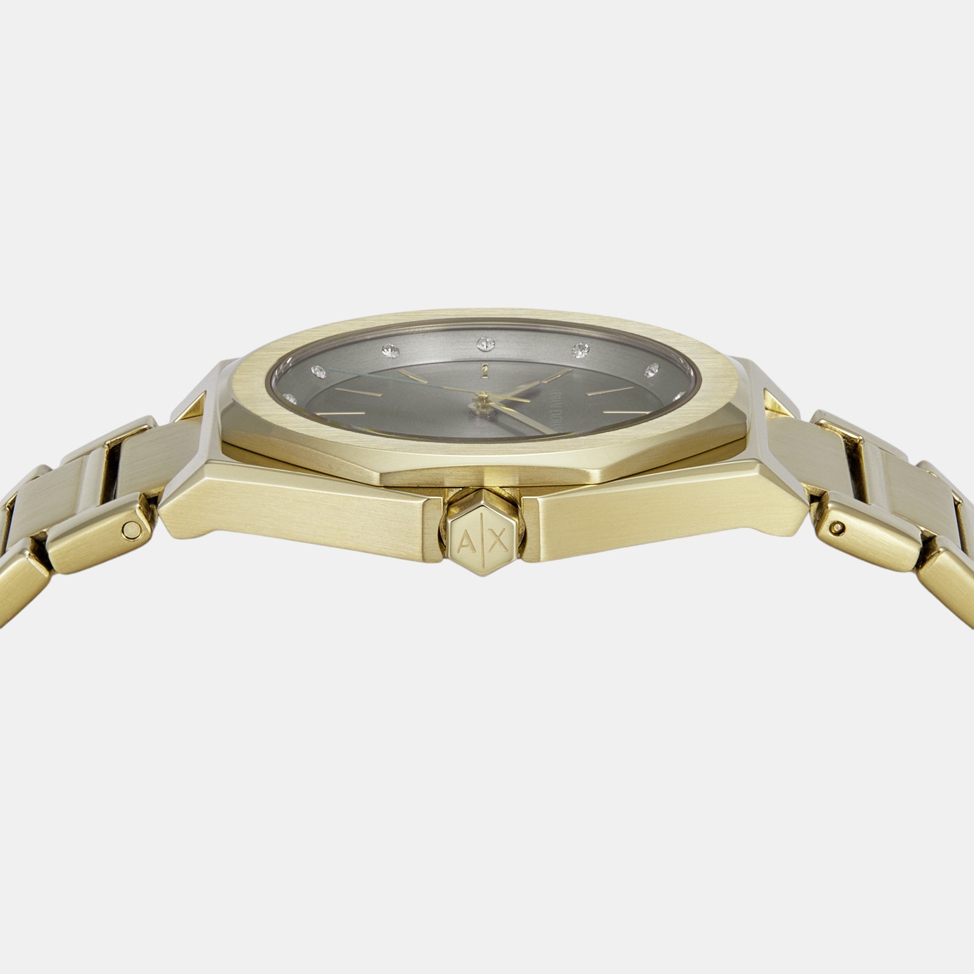 Armani Exchange Stainless Steel Hexagonal watch