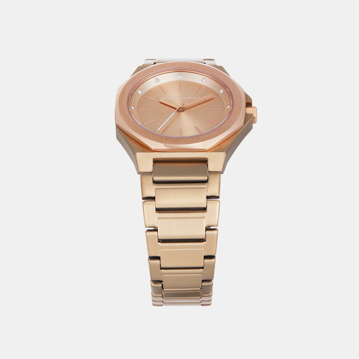 Armani Exchange Stainless Steel Hexagonal watch