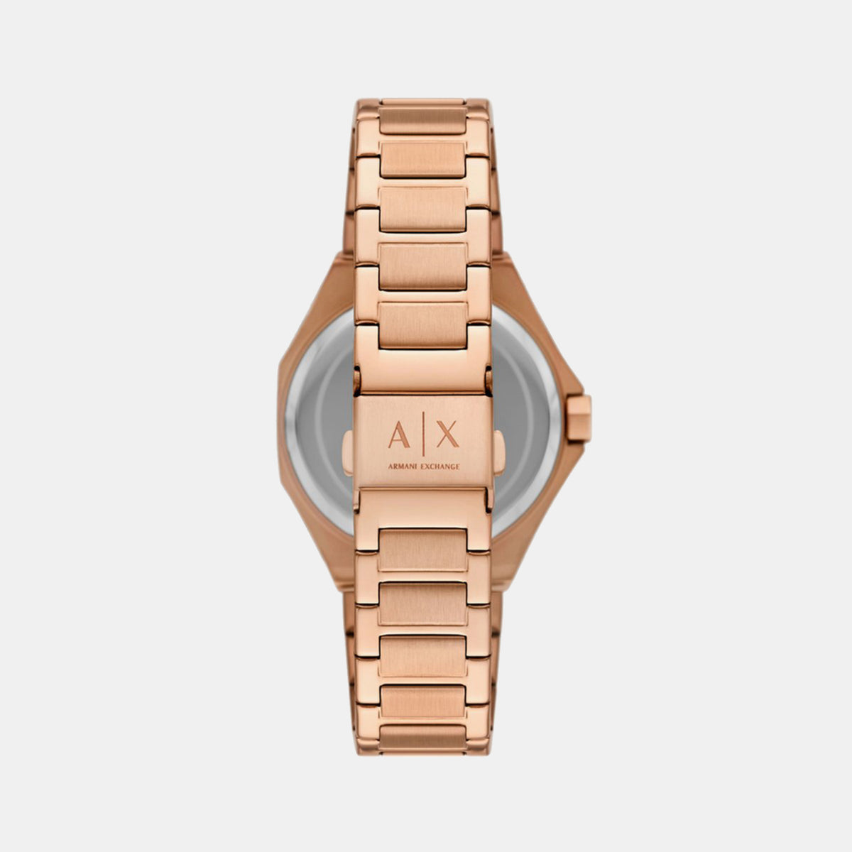 Women Automatic Rose Gold Dial Analog Stainless Steel Watch AX4619
