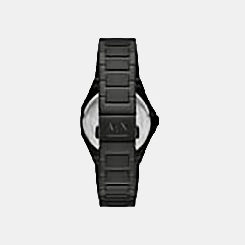 Women Quartz Black Dial Analog Stainless Steel Watch AX4621