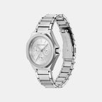 Women Quartz Silver Dial Chronograph Stainless Steel Watch AX4622